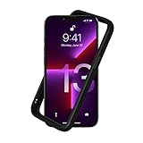 RhinoShield Bumper Case kompatibel mit [iPhone 13/13 Pro] | CrashGuard NX - Stoßdämpfende Schutzhülle im schlanken Design - 3.5 Meter Fallschutz - Schwarz