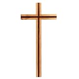VOSAREA Wandkreuz, Echtes Holz Kreuz, Kruzifix, Holzkreuz Kreuz Wand Anhänger, Auferstehungskreuz Christliches Katholisches Kruzifix Ornament Geschenkidee, 23,8 cm
