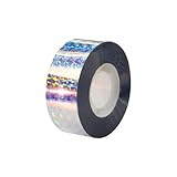 SEIWEI Vogelabwehrband, Reflektierendes Doppelseitiges Blinkband, Holografisches Vogelscheuchenband, Ideal für den Einsatz im Freien, auf Feldern und in Obstplantagen, 2.4cm x 100m