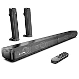 ULTIMEA 2.2-Kanal Soundbar für TV Geräte, teilbare 2-in-1 Soundbar für Fernseher, Bluetooth 5.3 TV-Soundbar, TV-Lautsprecher mit 3 EQ-Modi und verstellbarem Bass, ARC/Optisch/Aux, Apollo S40 Serie