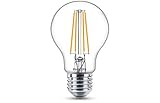 Philips LEDclassic 60W, E27, A60, 6-er Pack, warmwei脽 (2700 Kelvin), 806 Lumen, klar, Warmweiß