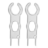 PAMINGONO 1 Paar Solarstecker Schlüssel aus Legierung Präziser Solarmodul Demontageschlüssel Robustes Metall Wartungswerkzeug für Solaranlagen Universell Kompatibel
