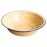HshDUti Unzerbrechliche Emaille-Schalen, leichte Müslischalen aus Weizenstroh, umweltfreundlich, Suppe, Reis, Müsli, Nudeln, Salatschüssel, Speiseteller, Suppenteller, gesunde Küchenschüsseln für
