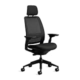 Steelcase Series 2 Ergonomischer Bürostuhl mit LiveBack Lumbalstütze, 4D-Armlehnen, anpassbarer Kopfstütze Onyx Schwarz