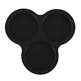 Silikonform Eier Heißluftfritteus Pancake Form Silikon, Burger Buns Backform, Silikon Backform Klein Rund Für Kleine Kuchen Puddings Hamburger Frühstückssandwich Frikadelle