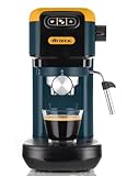 Ariete 1399 Espressomaschine Light Aquamarine, für Pulver und ESE-Pads, 1300 W, Fassungsvermögen 1,1 l, 15 bar Druck, Filter 1, 2 Tassen und ESE-Pads, Cappuccino, grün