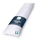 Moon - Seitenschläferkissen mit Viscoschaum Flocken - extra fest mit 2400g - mit Memory-Effekt - 95° waschbar (40x200 cm)