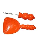 Dopsyesn Kürbis Schnitz Set,Laternen Bastelset Für Kürbisse - Schaber Schnitzmesser für Kinder Erwachsene Bastelarbeiten