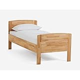 DICO Wildeiche Massivholz Komfortbett Seniorenbett 430.00, Wildeiche Honig geölt Größe 90x190 cm