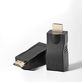 VBESTLIFE 4K HDMI zu RJ45 Extender, HDMI Extender über Ethernet Cat5e Cat6 Kabel, HDMI Repeater zu RJ45 Netzwerkkonverter für HDTV STB DVD, 30M Übertragung