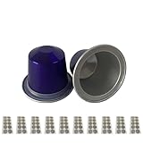 BELOWSYALER 100 Stück Aluminium-Folien Kaffee mit Siegeldeckel, Aufkleber, Kaffee, Einweg-Kaffeepads, Tassen, einfach zu bedienen, Aluminiumfolie, wiederverwendbare Kapseln, Einzelportion