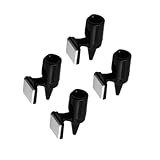 FUNOMOCYA 4 Stück Teiliges Wildwarner Auto und Motorrad Ultraschall Hirschpfeife zur Tierwarnung Fahrzeug warnsignal Einfach zu Montierendes Abnehmbares Wildtier warngerät in Schwarz