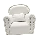 mophrati Hochwertige Babyfotografie Requisiten: Mini Posing Sofakissen, modische und stilvolle Foto Requisiten, Babyparty Dekoration, Couch Dekoration, Geburtsgeschenk, Weiß