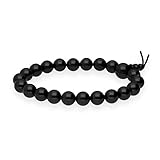 Lebensquelle Plus Powerarmband | Hochwertiges Edelstein Armband (Onyx)