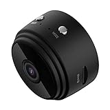 bamutech Webcam A9 Mini-Kamera 1080p Wireless WiFi Webcams Fernbedienung Mini-Kamera Nachtsichtüberwachungskameras Home Security IP Kamera Hd Webcam (Size : 01 Black)