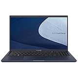 ASUS ExpertBook B1 B1500CEAE, Business Notebook aus Aluminium, 1,3 kg, 15,6 Zoll FHD Anti-Glare, Intel i7-1165G7, 8GB DDR4, 512GB SSD PCIE, Intel Iris Xe, Windows 11 Pro, schwarz