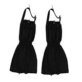 TOYANDONA wasserdichte Gamaschen für Wanderschuhe Einstellbare Schneegamaschen für Männer und Frauen Atmungsaktive Beinschutz für Schneewandern Jagd und Outdoor Aktivitäten