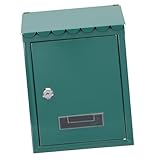 Operitacx Wandbriefkasten Metall Vintage Lockable Briefkasten Für Außen Für Garten Schlüssel Und Stilvollem Design