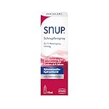 SNUP Schnupfenspray 0,1% - Nasenspray mit Meerwasser - Lösung zur Abschwellung der Nasenschleimhaut bei Schnupfen - 1 x 15 ml