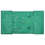 Vopese Gartenwagenplane Grün Textil 81x41x40 cm, für Bollerwagen 86x46x41 cm, witterungsbeständig, ideal für Gartenprojekte Model145729