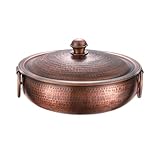Kupfer Hot Pot für Induktionsherd Vintage Retro Shabu Suppentopf Reines Kupfer Shabu Kocher