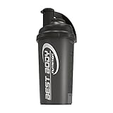 Best Body Nutrition Eiweiß Shaker schwarz – 700 ml...