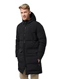 Jack Wolfskin Herren Nordlicht M Daunenparka, Schwarz, M EU