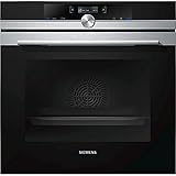 Siemens HB672GBS1 iQ700 Backofen Elektro / A+ / 71 L / Edelstahl / activeClean Selbstreinigungs-Automatik / 4D Heißluft