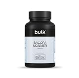 Bulk Bacopa Monnieri Kapseln, 350 mg, 90 Kapseln, 90 Portionen, Verpackung Kann Variieren