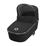 Maxi-Cosi Oria Babywanne, groß, bequem und federleichter Kinderwagenaufsatz, geeignet für Maxi-Cosi-Kinderwagen/Buggys, nutzbar ab der Geburt - 6 Monate, (ca. 0-9 kg), essential black