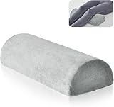 NKFOOPDU Halbmond-Memory-Schaum-Kissen, orthopädisches Nackenrolle-Kissen, Bett, Rücken, Nacken, Beine, Kniekissen, Knie-Keilkissen, Halbmond-Kissen, Beinerhöhungskissen für Nacken, Knie, Taille