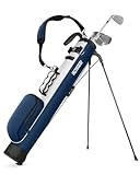 Findway Golf Bag, Golf Stand Tragetasche mit Riemen, Leichter Einfach zu tragen und haltbare Pitch n Putt Golftasche für die Driving Range, Par 3 und Executive Plätze, 80 cm Hoch