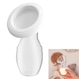 Transparent Manuelle Brustpumpe,Milchpumpe,Manuelle Milchpumpe,Manual Breast Pump,Handmilchpumpe mit Silikondeckel,Milchpumpe aus Silikon,Prämie Milchpumpe 1PC