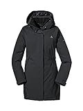 Schöffel Damen Insulated Jacket Bastianisee L, funktionale Winterjacke mit abnehmbarer Kapuze, wasserdichte und windabweisende Outdoor Jacke mit 4-Wege-Stretch, black, 38