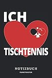 Tischtennis Notizbuch: Zum Eintragen von Notizen beim Tischtennistraining | Ideen Notizheft | To-Do | Tagebuch | Bullet Journal | Notebook | Notizblock - A5 6x9in | 120 Seiten, Punktraster