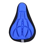 Premium-Fahrradsattelkissen, Gel Sattelbezug Fahrrad, Fahrradsattel Überzug Gelüberzug für Rennradsättel, Sattelschutz für Fahrradsitz, Gel-Fahrradsitzbezug, für Mountainbike-Sitz