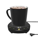 HX HECLX Tassenwärmer,Kaffeetassenwärmer,Kaffeewärmer Elektrisch, mit 3 Temperatur,25 Watt,131℉,149℉ bis167℉,Getränkewärmer automatische Abschaltung für den Gebrauch im Büro/zu Hause am Schreibtisch