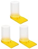 QWORK® 3 Stück Bienentränke, Bienen Wasser Feeder Bienen Eingang Feeder Flüssigkeit Fütterungsanlage Wasserspender Kunststoff
