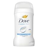 Dove Classic Fresh Deodorant für Damen, Anti-Transpirant, mit ¼ Feuchtigkeitscreme für 48 Stunden Schutz vor Schwitzen, langanhaltender Duft, 50 ml