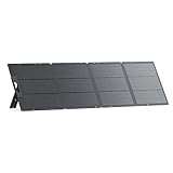 BLUETTI 200W Solarpanel, Tragbares Solarmodul für Powerstation EB3A AC2A AC50B AC70 AC180 AC200L AC300, Faltbares Monokristallines Solarpanel mit Verstellbaren Ständern für RV, Camping, Stromausfall