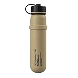 NESTOUT Portable Charger, 5000mAh Outdoor Battery Power Bank, 15W USB-C Fast Charging, Waterproof IP67, Durable Shockproof, Battery Pack for Phone Tablet Hiking Travel Camping (Beige, 5000mAh)