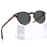 CARFIA Runde Sonnenbrille für Damen Polarisierte Frauen Sunglasses mit 100% UV Schutz