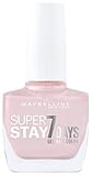 Maybelline New York Make-Up Superstay Nailpolish Forever Strong 7 Days Finish Gel Nagellack 78 Porcelain/Farblack mit ultra starkem Halt ohne UV Lampe in hellem Rosa, 1 x 10 ml