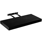 STILISTA Wandregal Volato, freischwebend, Farb- & Größenwahl, 60 cm Schwarz