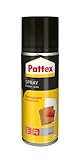 Pattex PXSP8 Spray Permanent Sprühkleber, transparent, 200ml