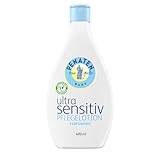 PENATEN Ultra Sensitiv Pflegelotion parfümfrei (400 ml), Baby Körperlotion ohne Parfüm & Farbstoffe, Babypflege speziell für besonders empfindliche Haut entwickelt