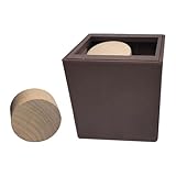 Milageto 3D-Denkspiel-Puzzle aus Holz, Würfel, Herausforderung, Lernspielzeug, Kreativität, Puzzle, entspannend für Kinder ab 6 Jahren, Kreis