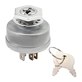 Mangwany Zündstarter Motorschalter Zündschloss Rasentraktor 5 polig mit Schlüssel kompatibel mit MTD Rasenmäher 725–0267 725–0267A 925–0267