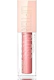 Maybelline New York Glänzender Lipgloss für voller wirkende Lippen, Feuchtigkeitsspendend, Mit Hyaluronsäure, Lifter Gloss, Farbe: Nr. 003 Moon (Rosa), 1 x 5,4 ml