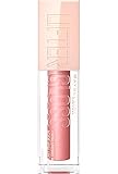 Maybelline New York Glänzender Lipgloss für voller wirkende Lippen, Feuchtigkeitsspendend, Mit Hyaluronsäure, Lifter Gloss, Farbe: Nr. 003 Moon (Rosa), 1 x 5,4 ml